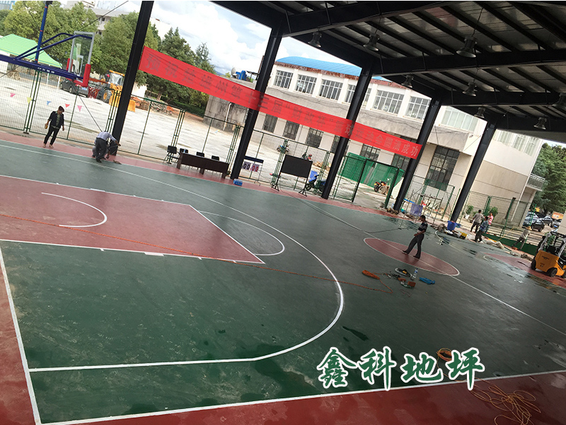 硅pu、丙烯酸球場地坪